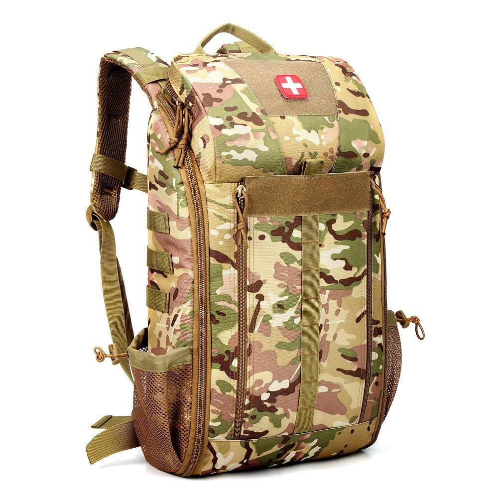 Tactical Hiking Outdoor Medical Backpack High Capacity Camping Mountaineering Rucksack - Image 4
